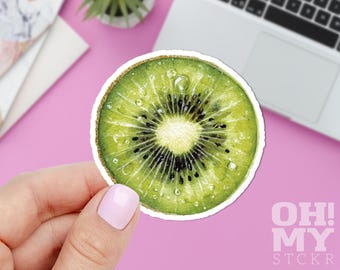 Kiwi Sticker: Fruit Vinyl Laptop Decal