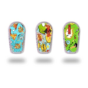Cartoon Dexcom G6 Transmitter Sticker, Diabetes Typ 1, Diabetes Aufkleber, Cartoon, Superheld, Kinder