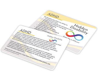 ADHD Awareness Information Card