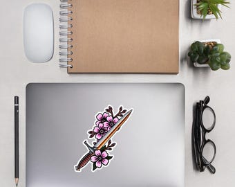 Blade of Blossoms Sticker