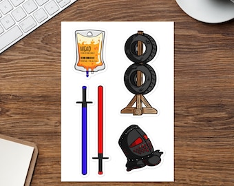 Buhurt Starter Kit Sticker sheet