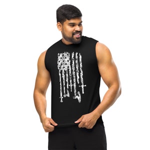 Blade Flag Muscle Shirt