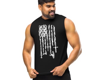 Blade Flag Muscle Shirt