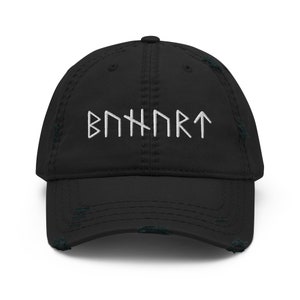 Buhurt in Runes Distressed Hat