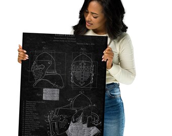 Bascient ROA Helmet Schematic Poster