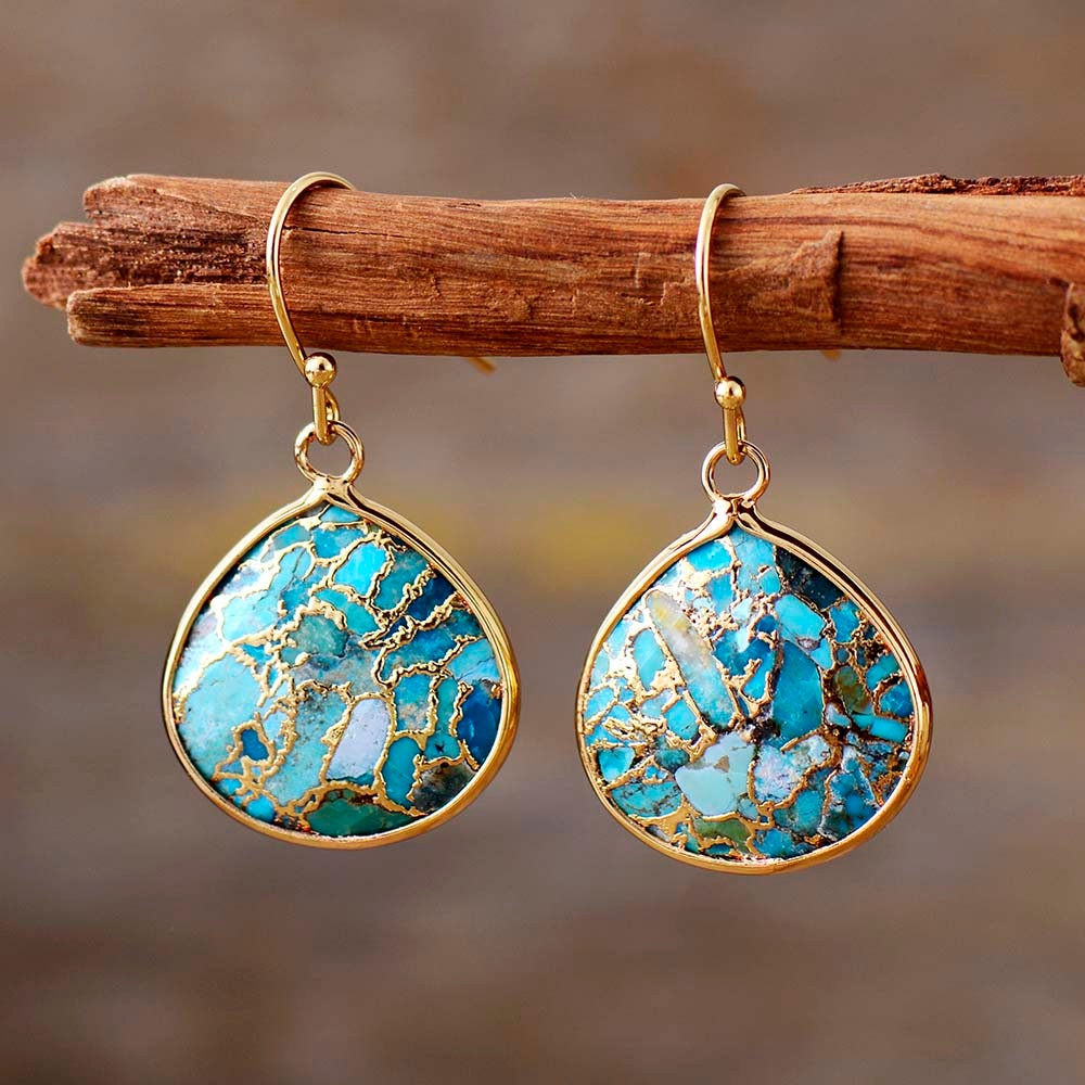 Turquoise earrings deals online
