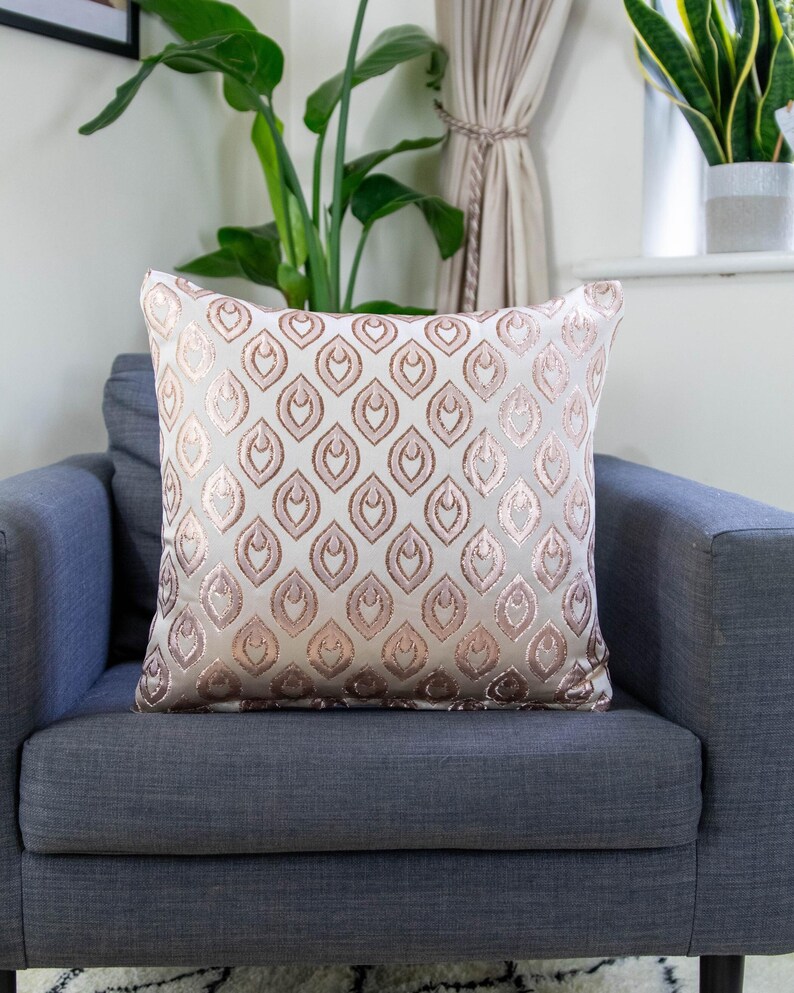 Doublesided Cushion Cover Handmade Pillow Case Geometric 40cm Scatter