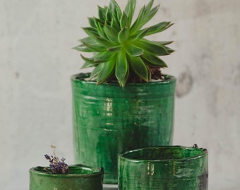 デルフトブルーの花柄陶器プランター：ロイヤルスフィンクス オランダ