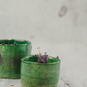 Moroccan vintage tamegroute planter pot handmade glazed pottery pot ceramic indoor plant indoor planters tamegroute pottery