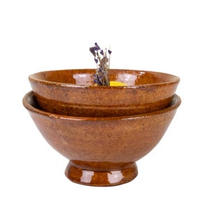 Moroccan Handmade Tamegroute Terracotta Glazed Bowl – Handcraft Ceramic Serving Dish for Stylish Home Decor - Wedding Gifts, Pottery Bowl
