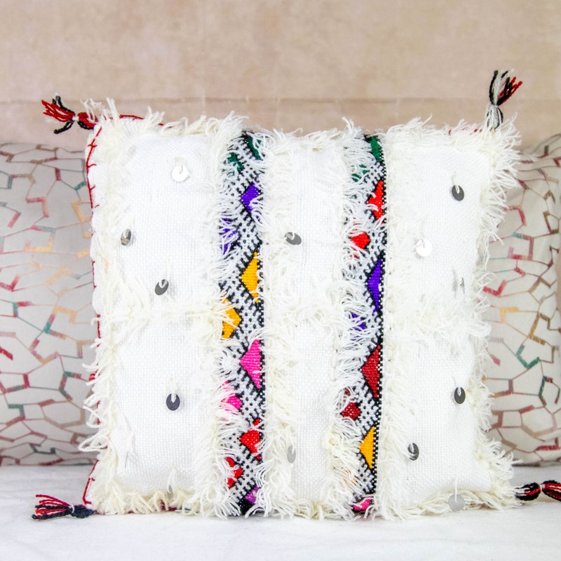 Handmade Moroccan Design Cushion Cover