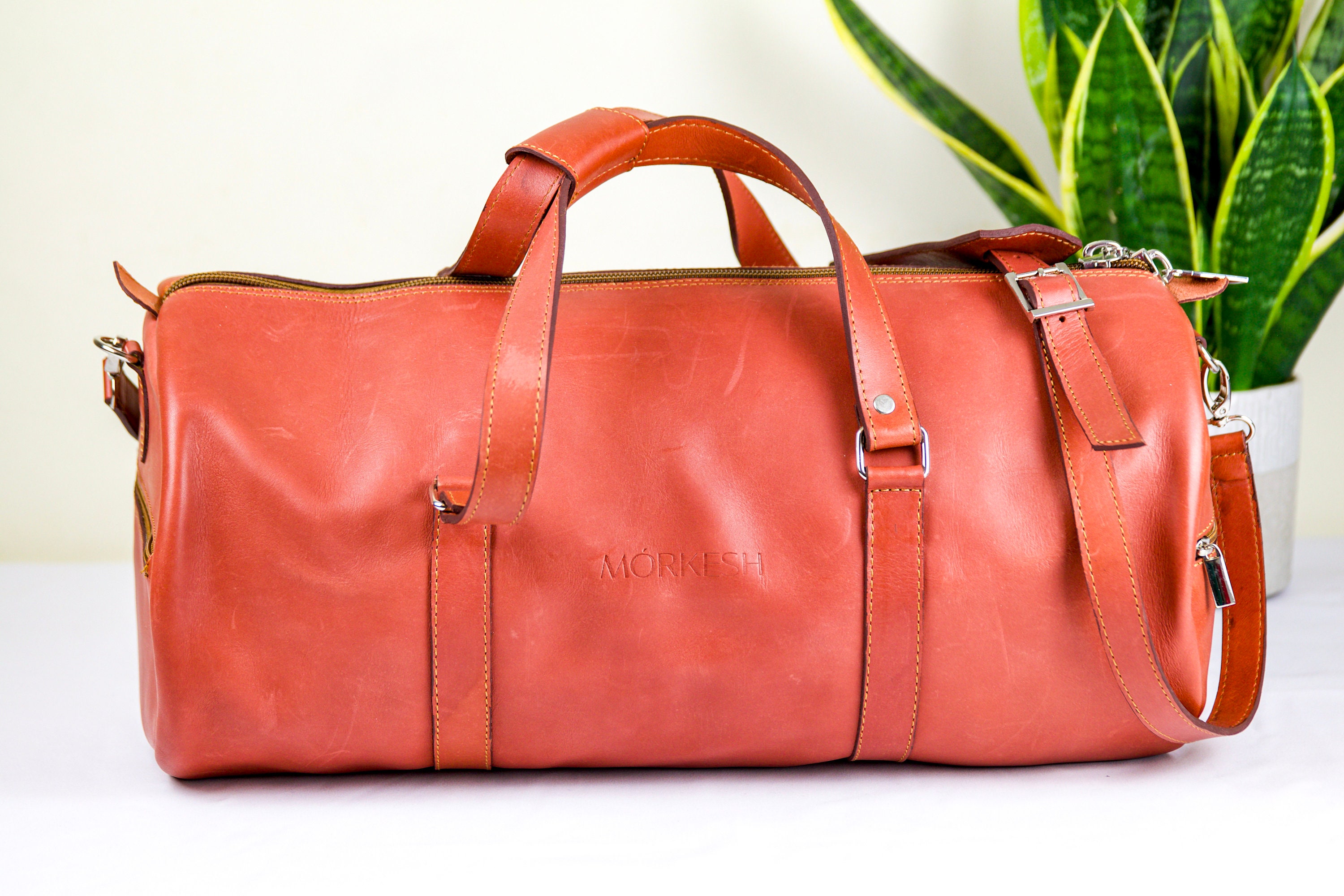 Where to Buy Textured Leather Duffel Bags for Men and Women