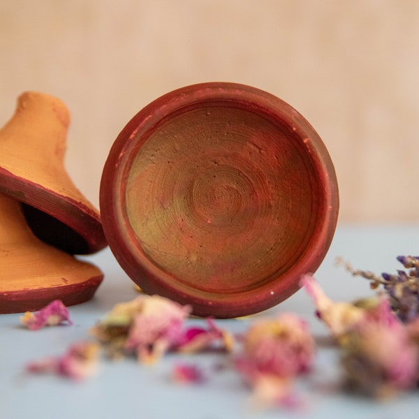 Berber Lip Stain, Moroccan Clay Pot, Lip and Cheek Stain, Moroccan Lipstick, Fassi Lipstick, Clay Pot Lip-stain, Moroccan Terracotta Pot