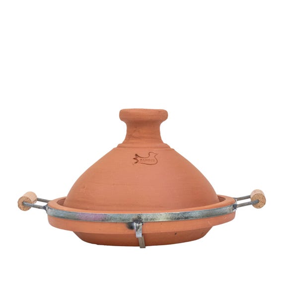 Large Moroccan Tagine Pot: Handmade Clay Cooking Tajine for 6–8 People (35cm)