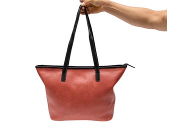 Bolso de cuero marroquí hecho a mano, bolso de cuero