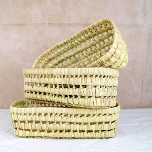Small Woven Rattan Basket – Marrakech Craft, Desk Organizer