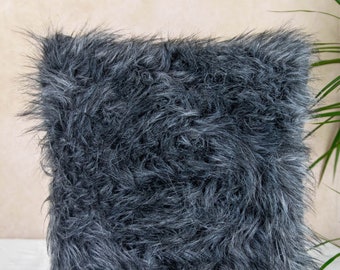 Superzachte kussenhoes van imitatiebont: Marokkaans interieur (36 cm)