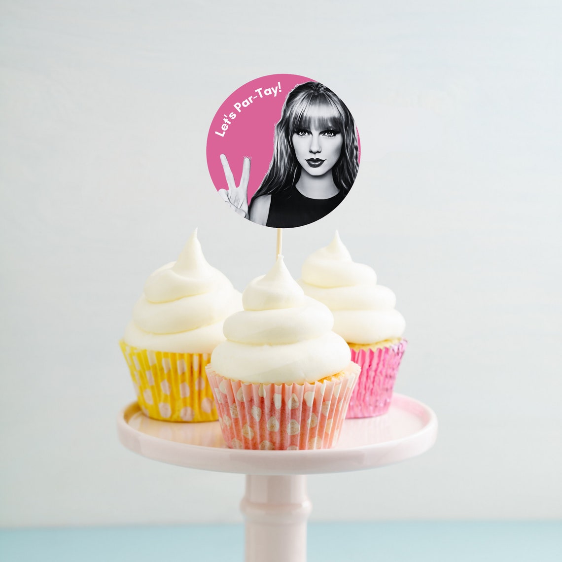Taylor Swift Cupcake Toppers Printable Taylor Swift Party Etsy