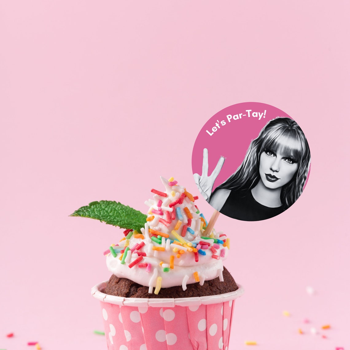 Taylor Swift Cupcake Toppers Printable Taylor Swift Party Etsy