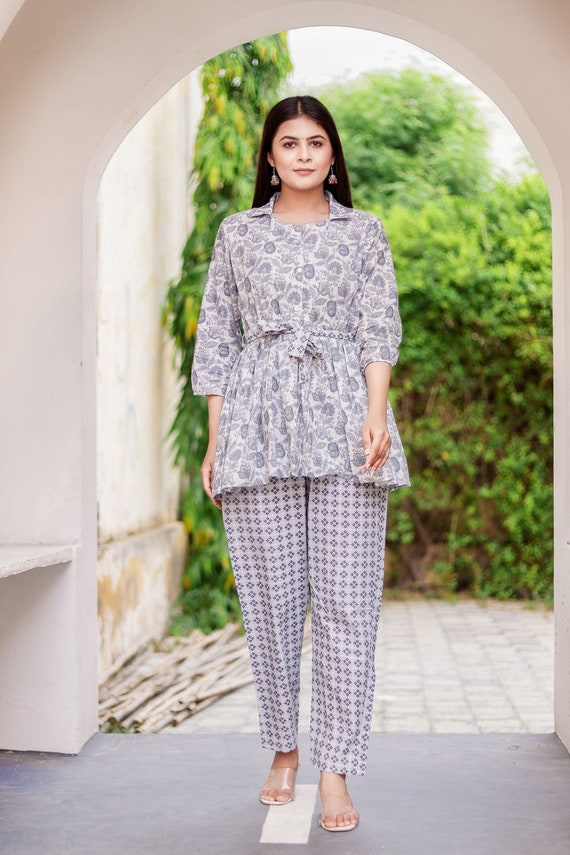 Reyon Kurtis With Straight Pants at Rs 580/piece in Surat | ID: 26154936130