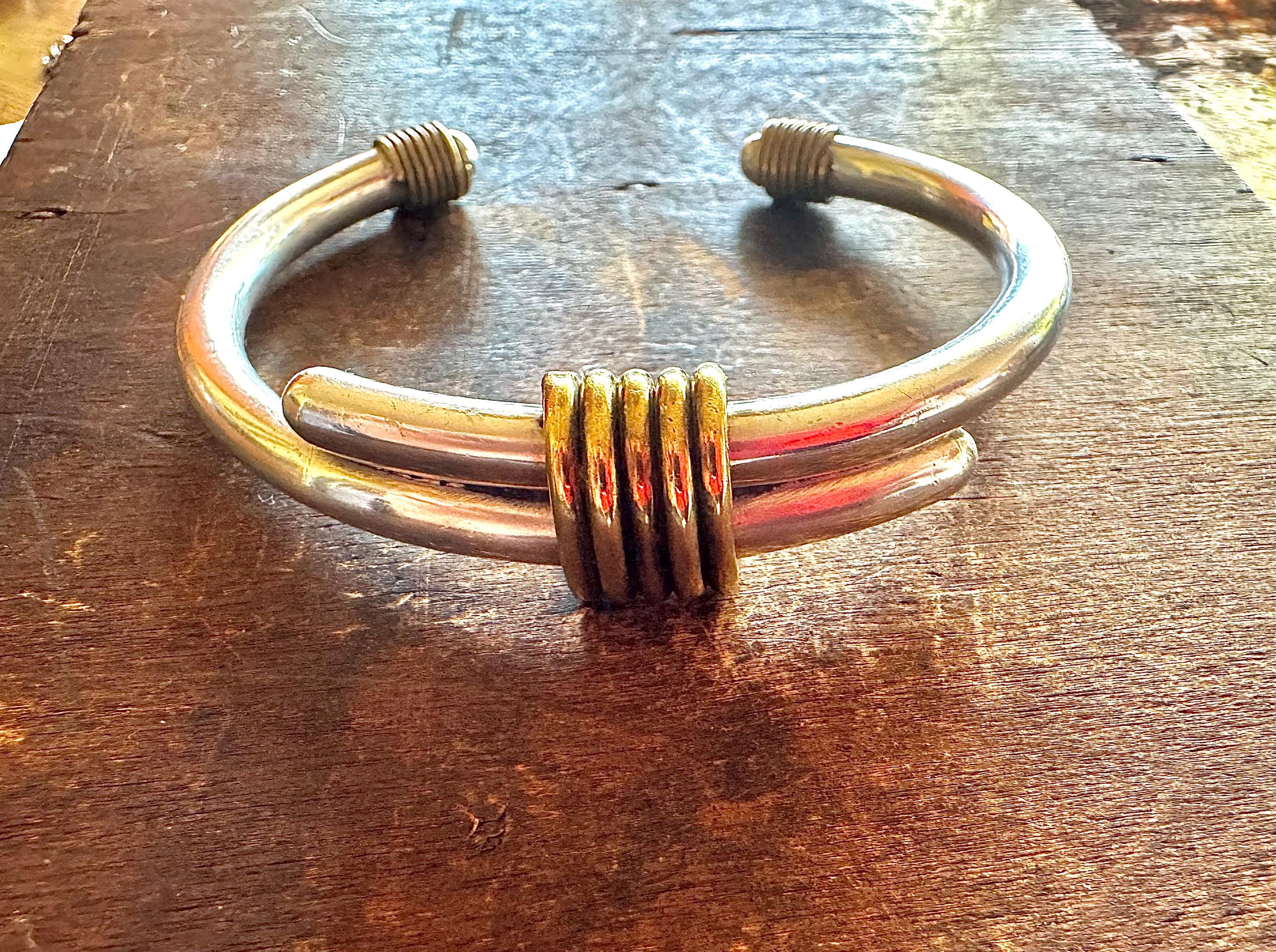 Mens Vintage Mexican Bracelet Silver - Etsy