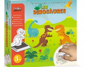 Kreatives Dinosaurier Stempel - Set