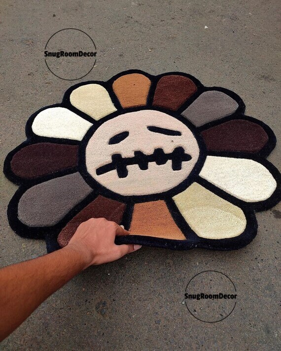 T Scott X Takashi Murakami Rug / Murakami Rug / Circle Rug / Hypebeast