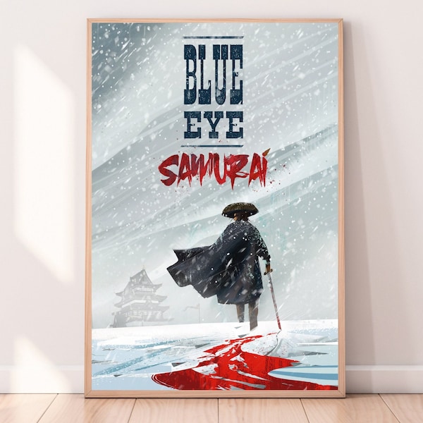 Blue Eye Samurai Poster - Blue Eye Samurai Print Art Poster - Anime Poster - Art Poster - Home Decor - Gift Poster