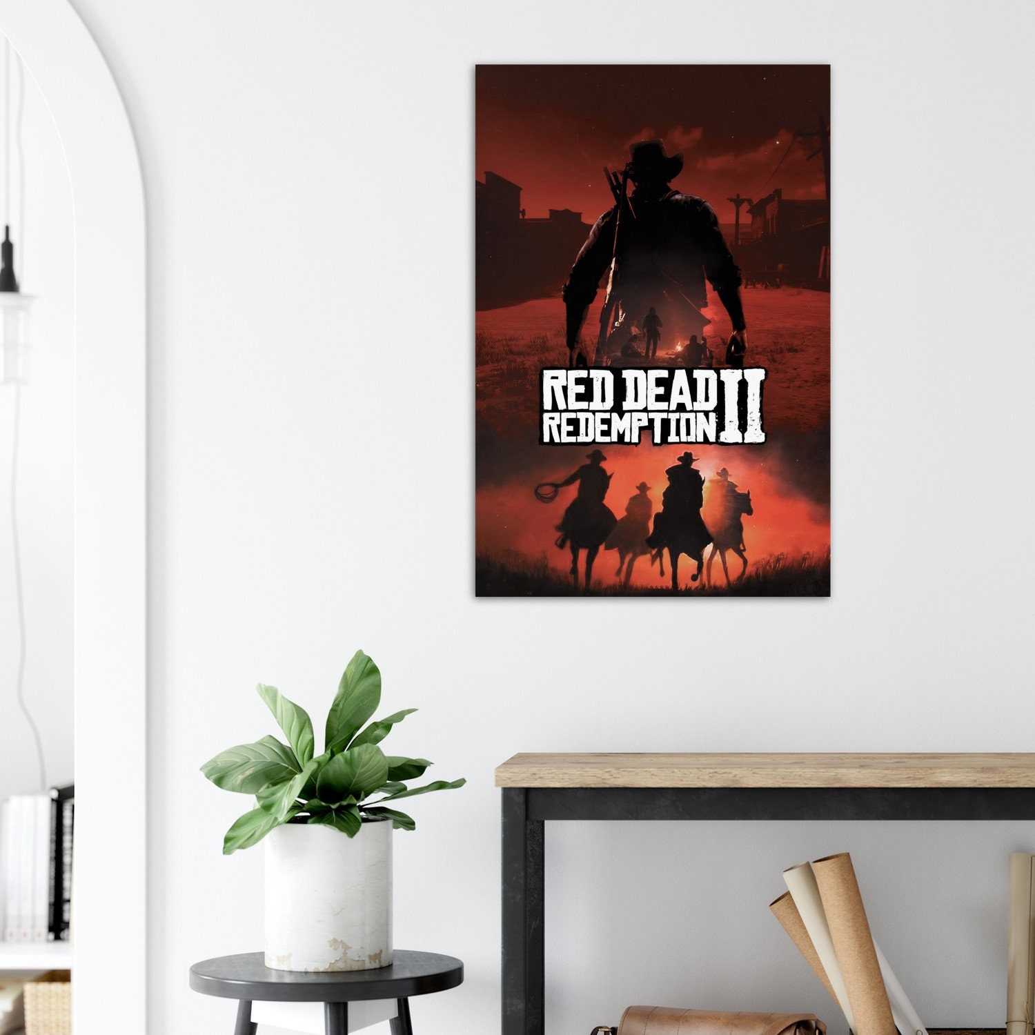 Red Dead Redemption Poster Red Dead Redemption 2 Poster Arthur Morgan ...