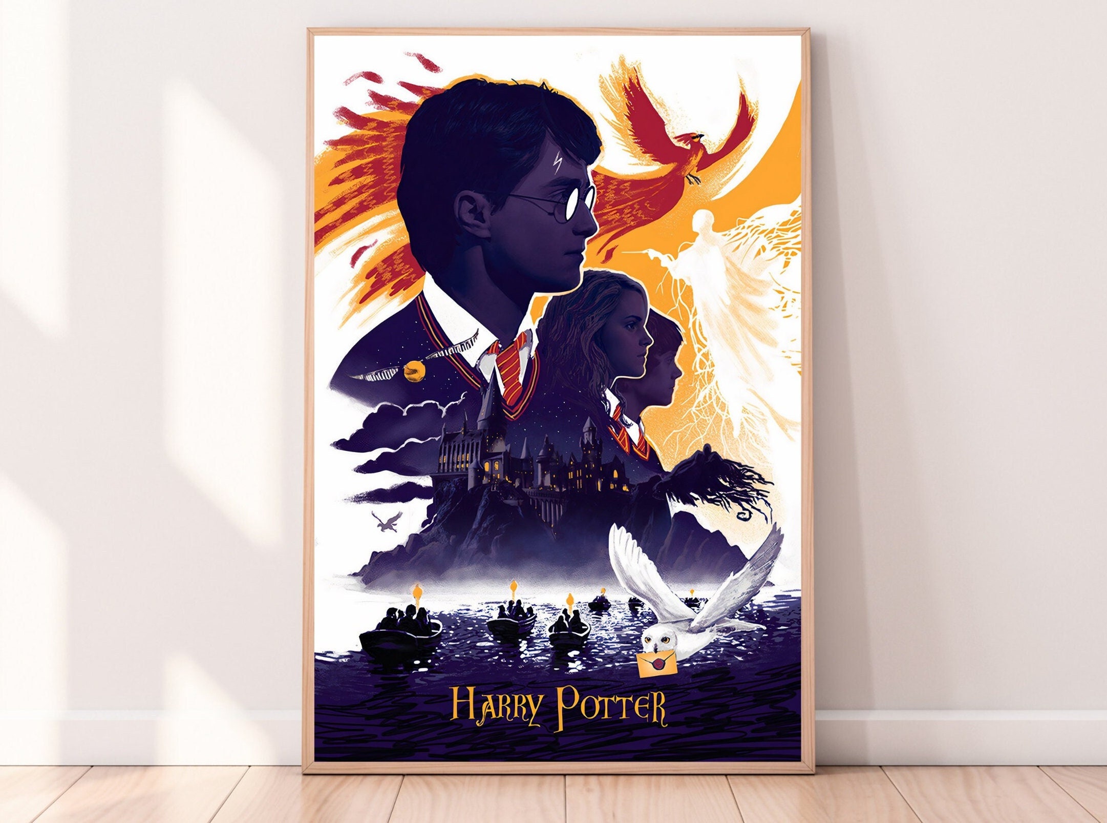 Harry Potter Poster For Room With Gloss Lamination M68 Paper Print