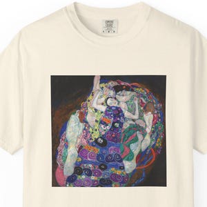 Gustav Klimt &#39;The Virgin&#39; Comfort Colors Tee: Vintage Art Shirt