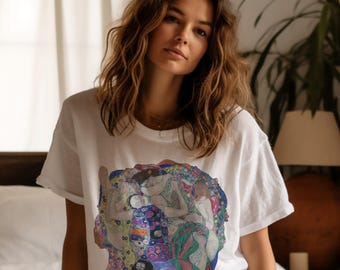 The Virgin Gustav Klimt Tee | Comfort Colors Art Shirt | Vintage Aesthetic Graphic Tee | Klimt Painting T Shirt Gift | Fine Art T-shirt