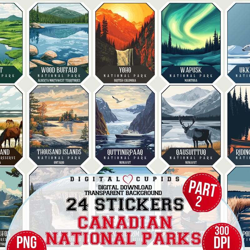 Decal Canada National Park - Etsy UK