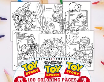 Toy Story Coloring Pages: 105 Kids Drawing Activities (PDF)