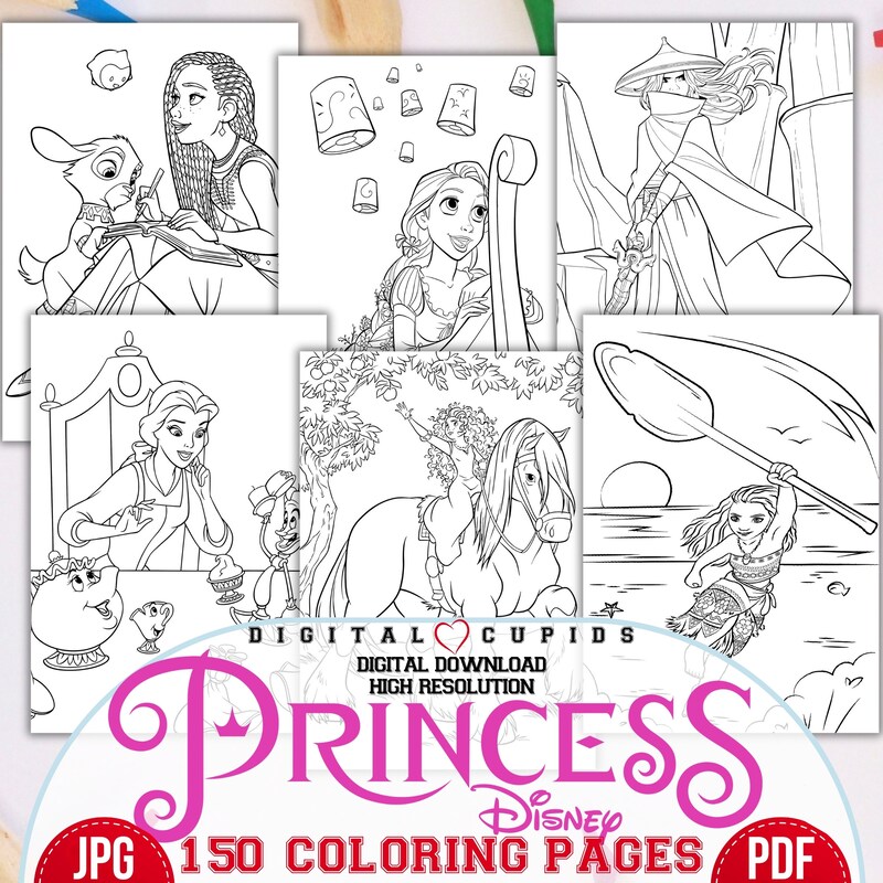 Coloring Canvas Print Etsy