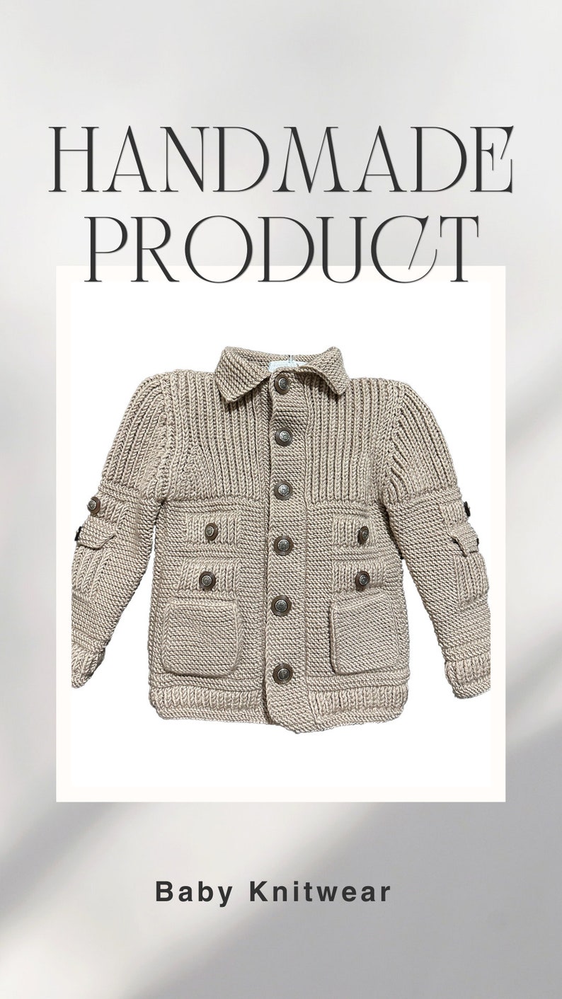 Organic Knit Baby Jumpsuit Cozy, Hypoallergenic. Safe for sensitive skin with organic materials.