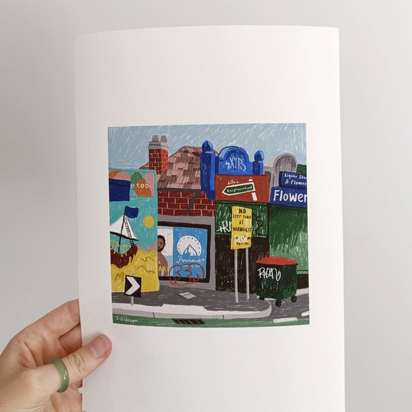 Flemington - Mount Alexander Road, Melbourne kunstprint