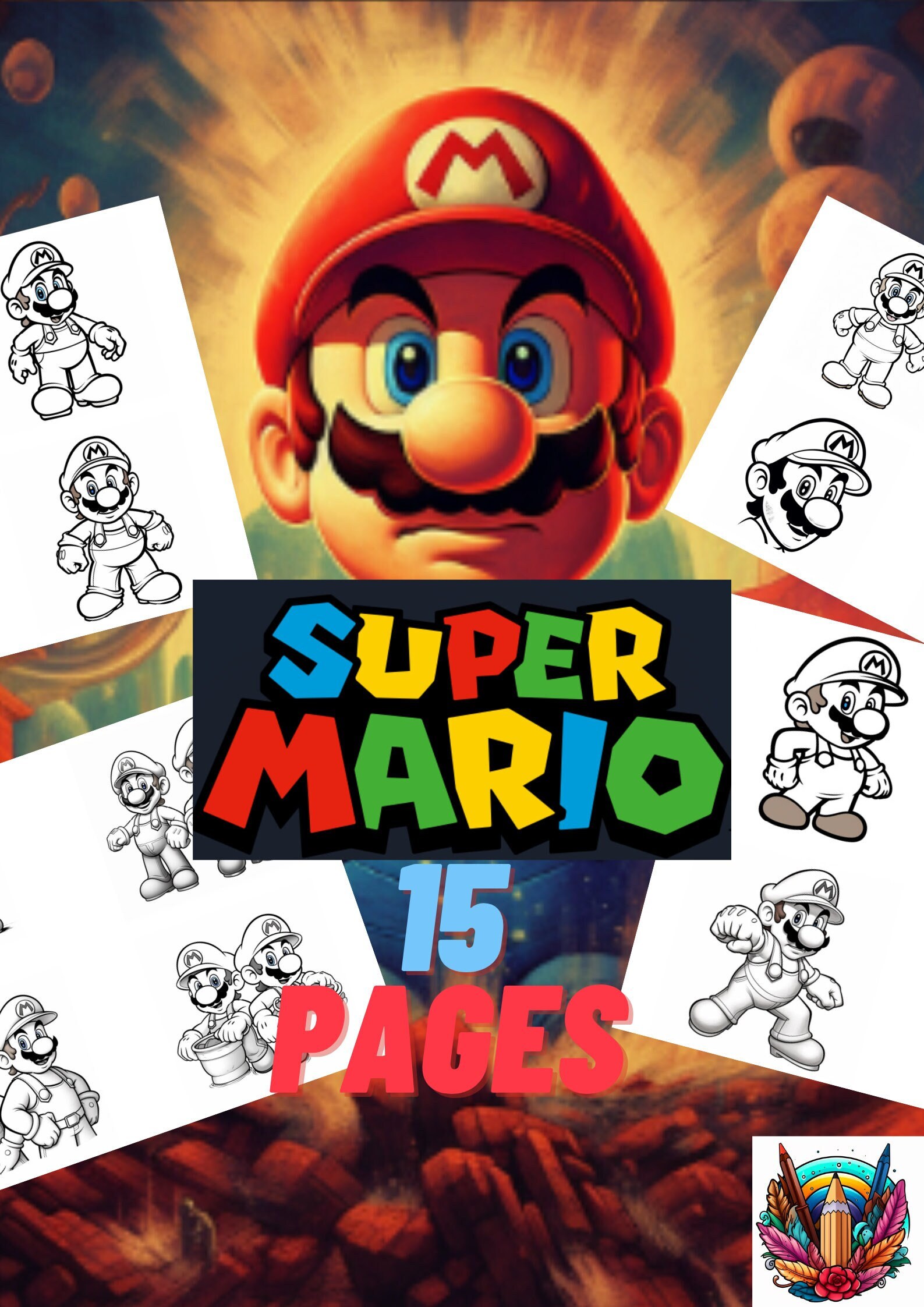 Mario Bros Coloring Pages | Printable Coloring Book | Coloring Pages