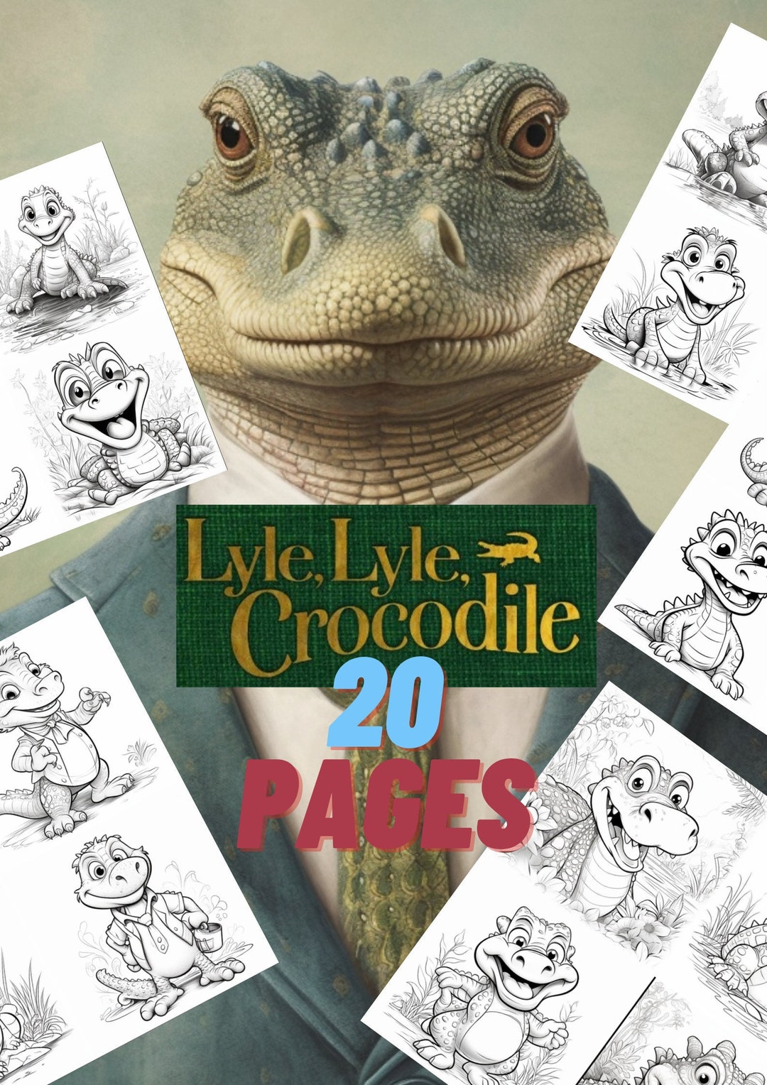 Lyle, Lyle Crocodile Coloring Pages Printable Coloring Book