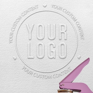 Timbro a rilievo con logo personalizzato, il tuo design personalizzato, timbro a rilievo personalizzato, timbro a rilievo per scrapbooking, timbro a rilievo per buste, regalo per amanti dei libri