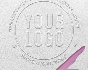 Custom Logo Embosser, Your Own Design Personalized, Personalized Embosser stamp, Scrap booking Embosser, Envelopes embosser, Book lover Gift