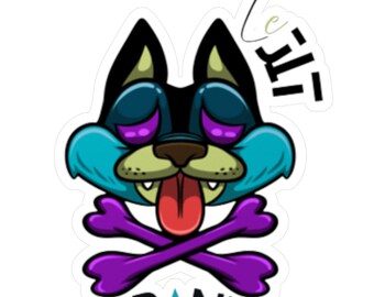 LeJIT's - Smokey Bones Kiss-Cut Vinyl Decal