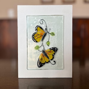 Monarch Majesty – Fused Glass Butterfly Wall Art