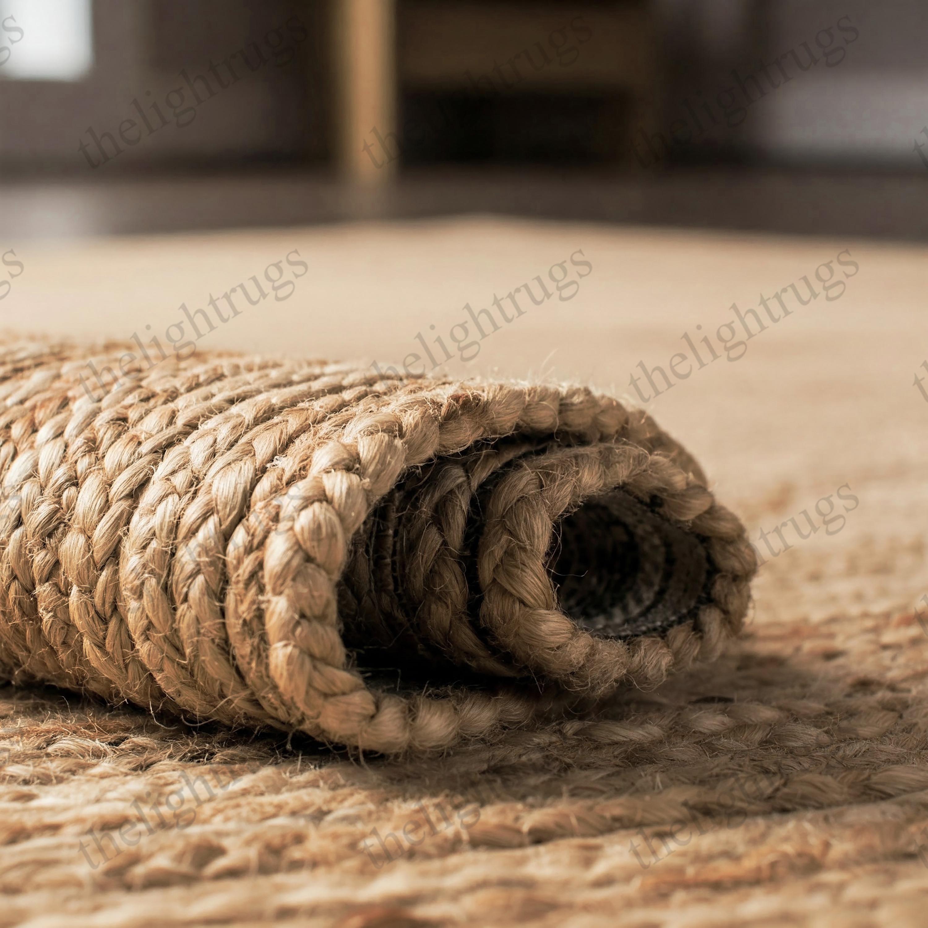 Natural Jute Rug 8x10: Woven Fiber Area Rug - Etsy