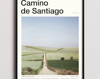 Camino de Santiago Print, Camino de Santiago Poster, Camino de Santiago Wall Art, Camino de Santiago Art Print, Camino de Santiago Photo