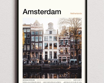 Amsterdam Print, Amsterdam Poster, Amsterdam Wall Art, Netherlands Art Print, Amsterdam Photo