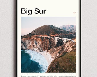 Big Sur Print, Big Sur Poster, Big Sur Wall Art, California Art Print, Big Sur Photo
