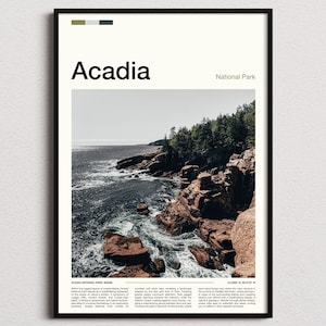 Acadia National Park Print, Acadia National Park Poster, Acadia National Park Wall Art, Acadia National Park Art Print, Acadia Photo