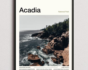 Acadia National Park Print, Acadia National Park Poster, Acadia National Park Wall Art, Acadia National Park Art Print, Acadia Photo