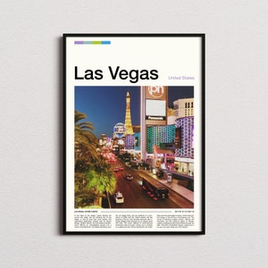Impresión de Las Vegas, póster de Las Vegas, arte mural de Las Vegas, impresión artística de Las Vegas, foto de Las Vegas